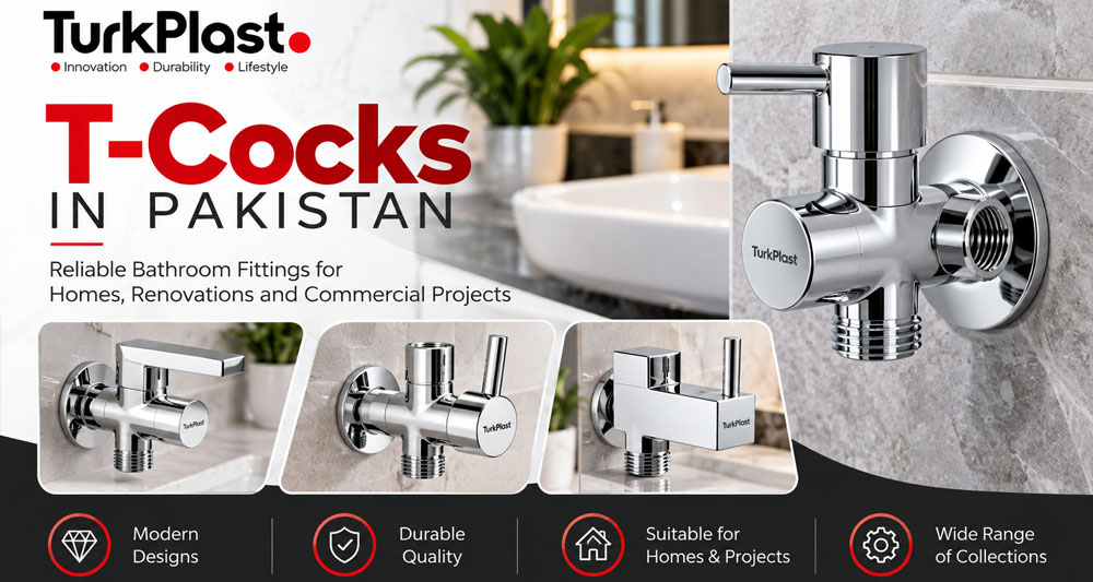 Turk Plast T-Cocks in Pakistan for modern bathrooms